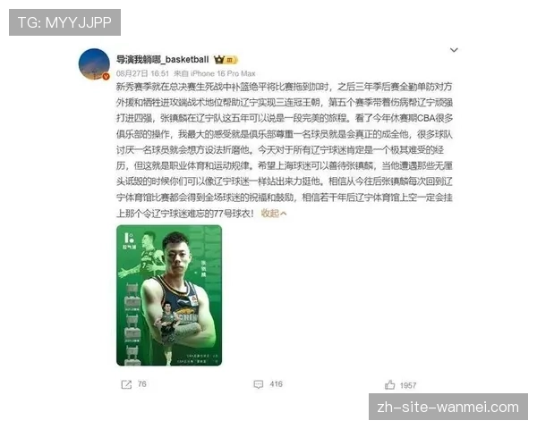 辽宁队重磅引援表现不佳 球迷直言与张镇麟存在巨大差距